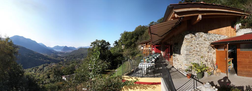 Eco Hotel Locanda Del Giglio Roveredo Capriasca Kültér fotó